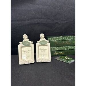 2 Dept. 56 Snowbabies "You And Me" Picture Frame Item #56.69071, in original box